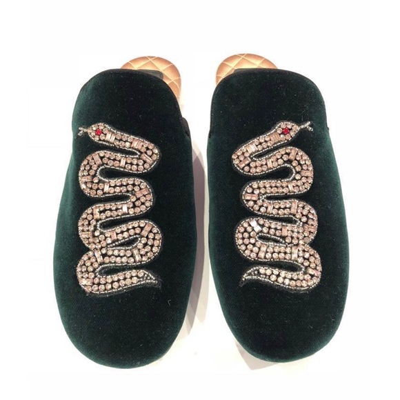 gucci snake mules